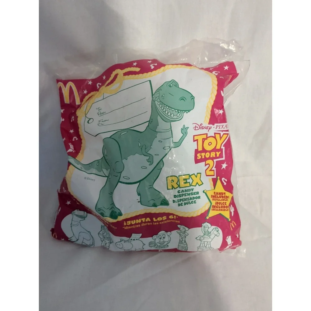 1999 McDonald's Toy Story 2 Candy Dispensers Lot  of 4 Bags New Old Stock Read